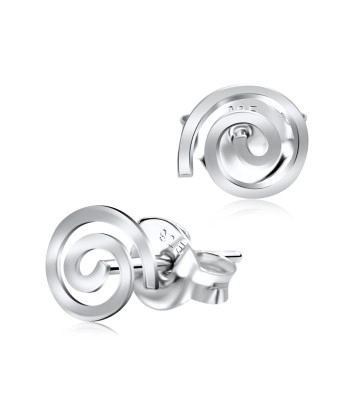 Spiral Style Silver Ear Stud STS-3308